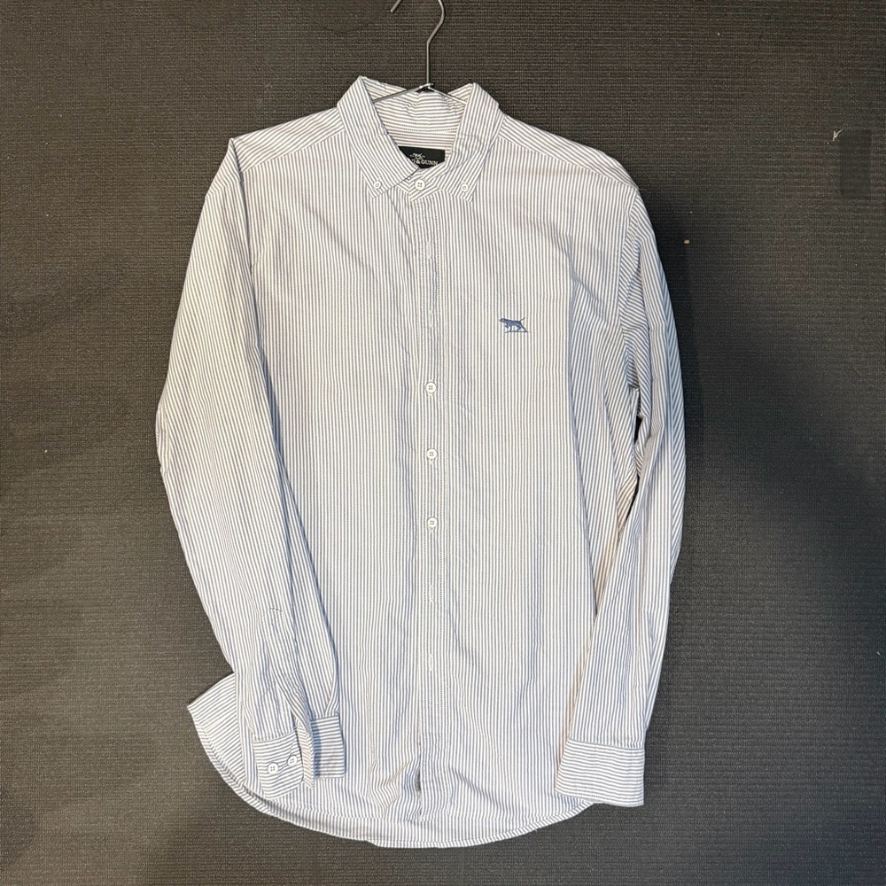 Rodd & Gunn Blue Striped Dress Shirt